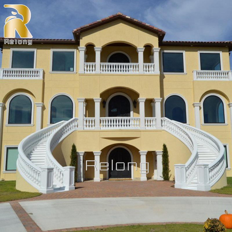 Custom Architectural Marble Stone Balcony Balustrades Granite Baluster for Sale
