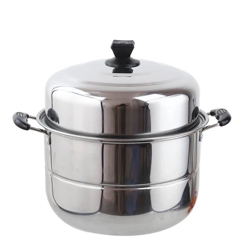 High-Quality Kitchen Ware Non-Stick Double Layer Pots for Everyday Use