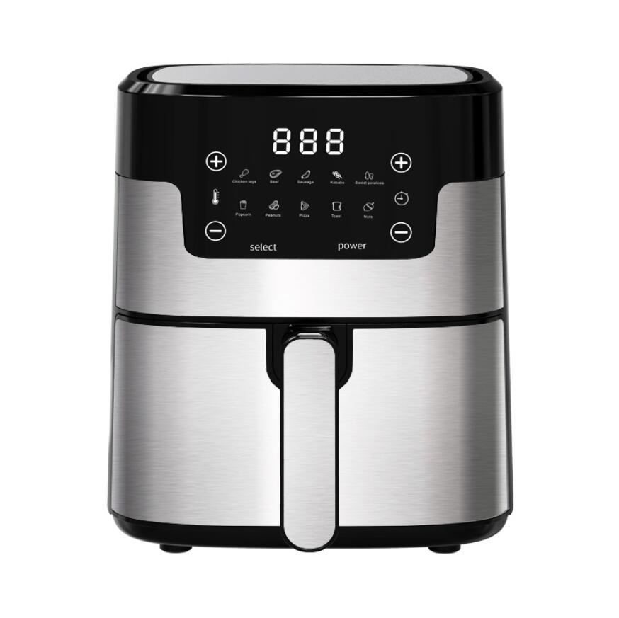 New Stainless Steel Smoke-Free Electronic Multi-Functional Air Fryer