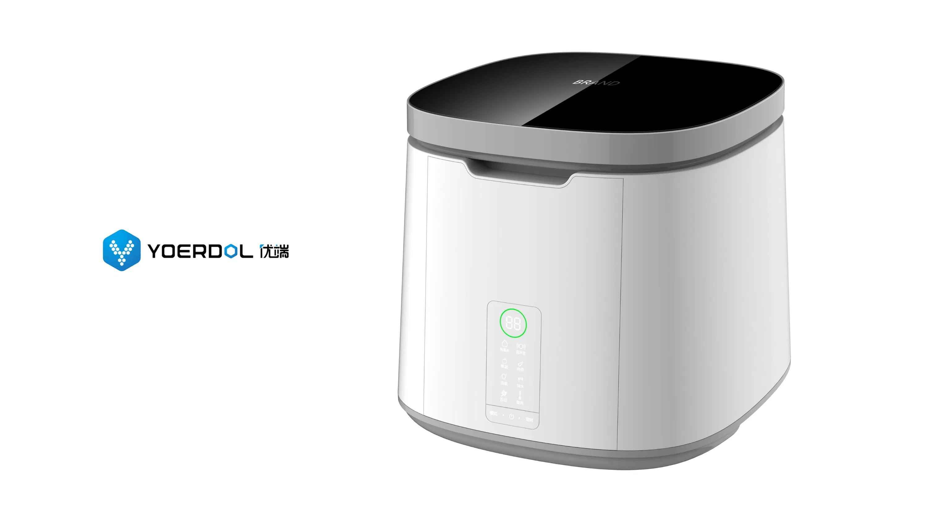 Fruit and Vegetable Cleaning Machine Power Saving Vegetable Purifier Machine for Household Using Ultrasonic Cleaning