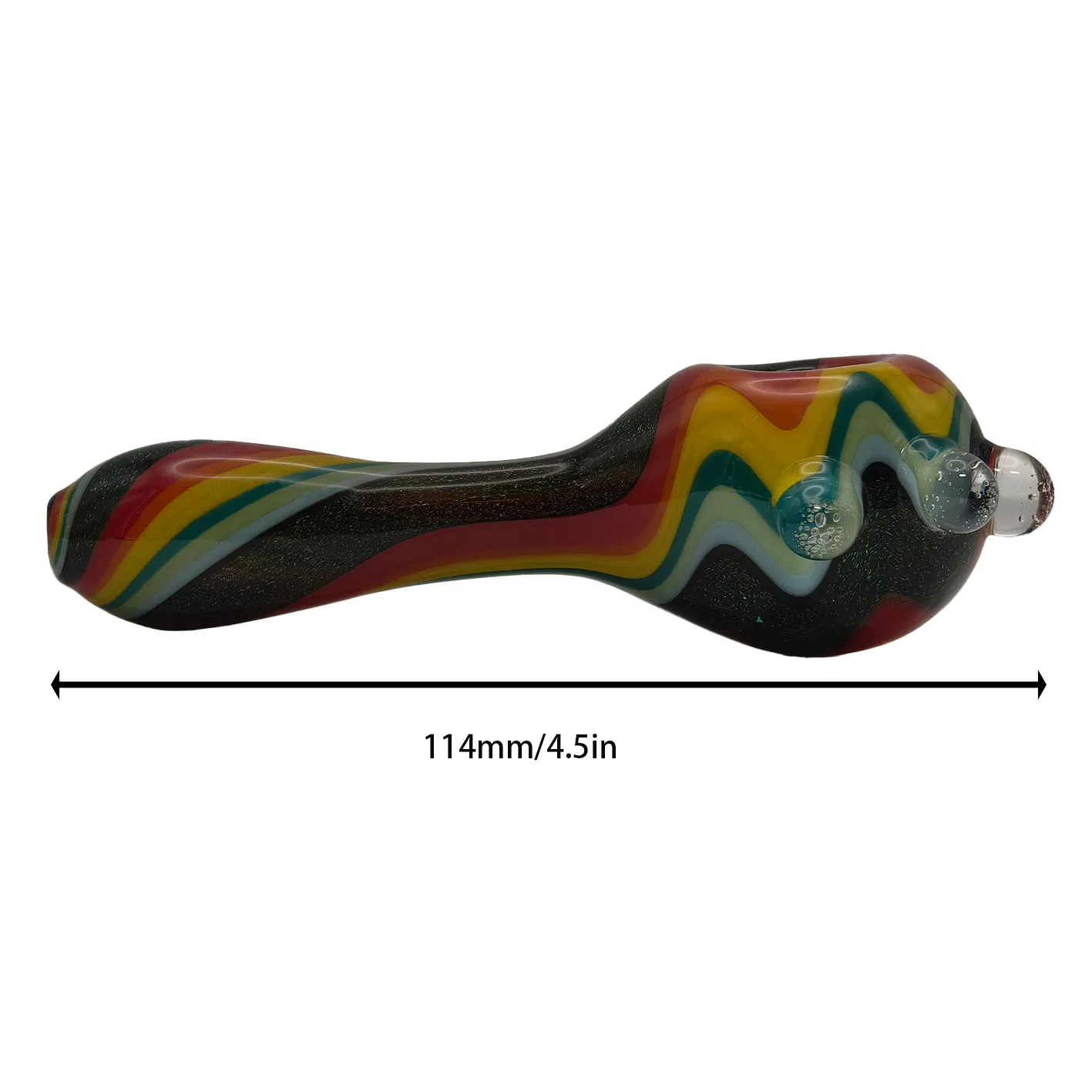 Durable Strong Glass Smoking Hand Pipe Custom Tobacco Smoking Pipe