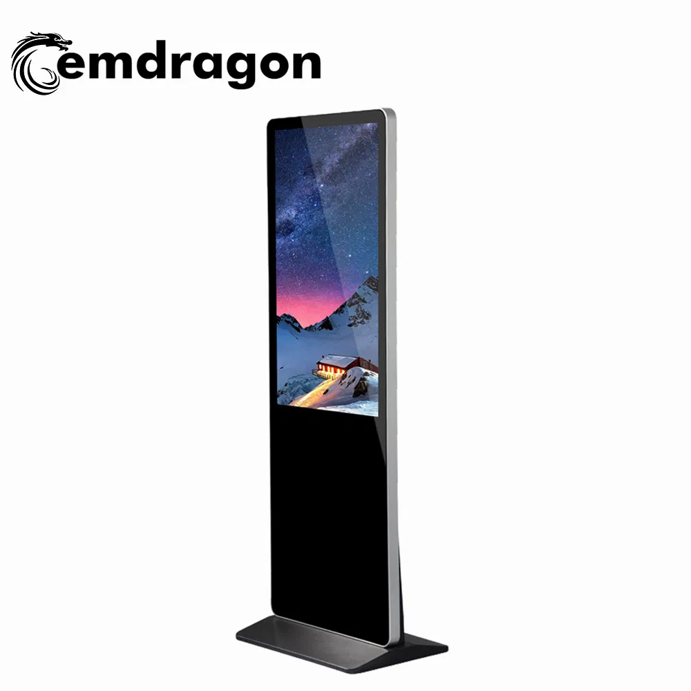 Digital Signage 32"43" 50"55"65 Inch Super Slim Floor Standing Kiosk LG LCD Samsung TV Best Price Advertising LED Screen Display