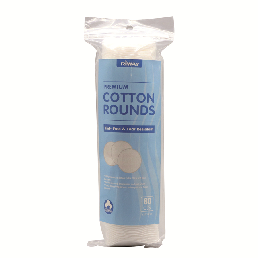 100% Biodegradable Pure Cotton Makeup Remover Pads