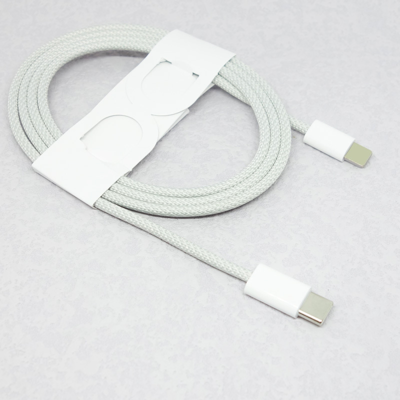 Pd 20W USB C to Lighting USB Fast Charging Cable 3 FT Nylon Braided Cable