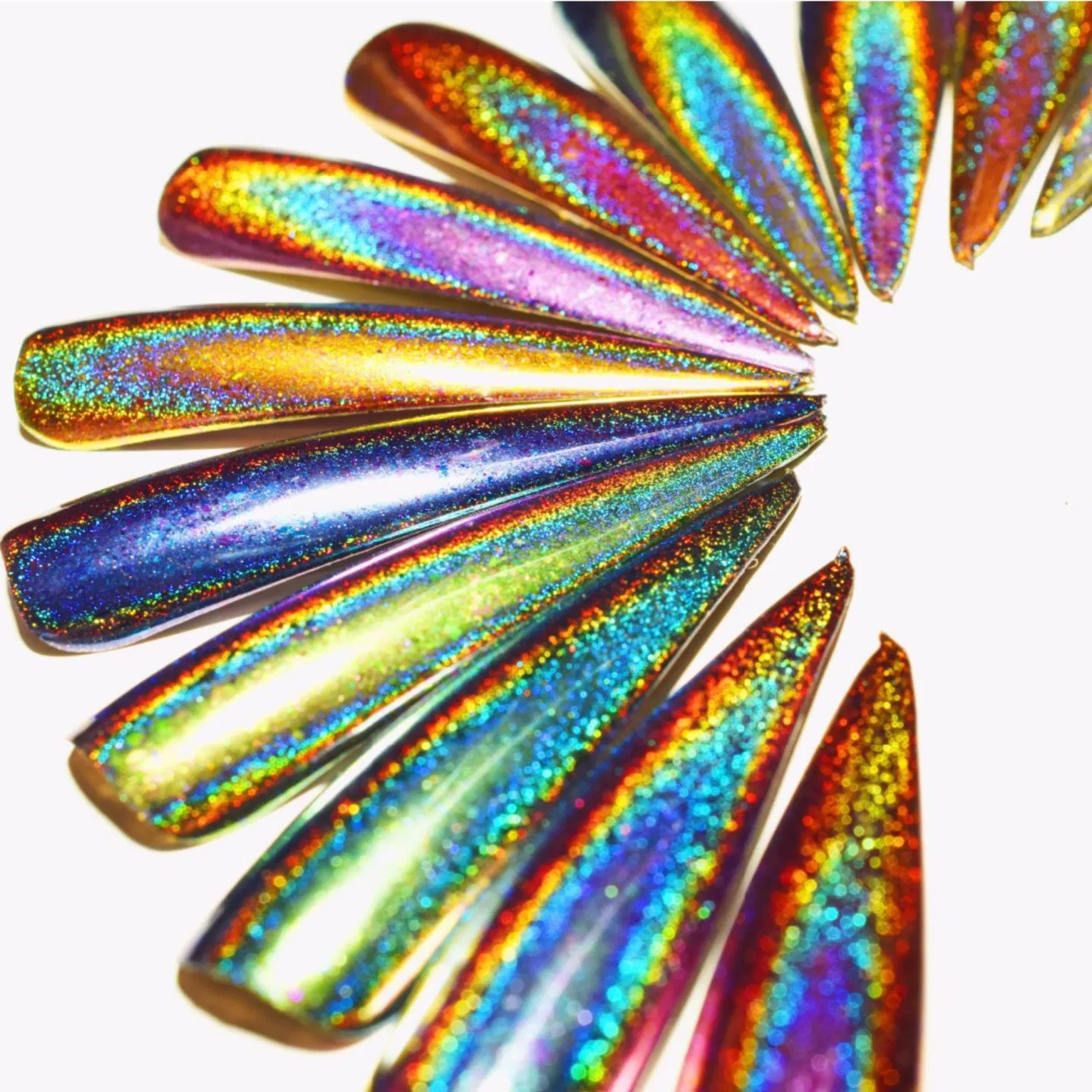 Flakes Set Multi Chrome Manicure Pigment Glitter Dust