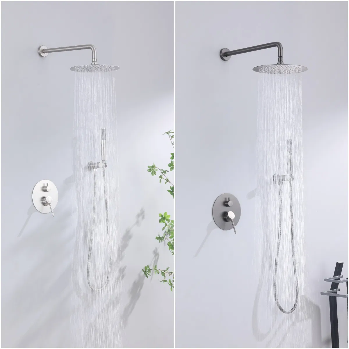 Durable ABS Plus Stainless Steel Combo High Flow Efficient Filtration Shower Head