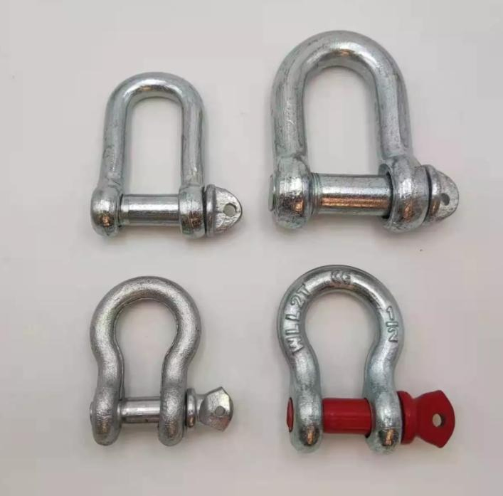 Colorful Galvanized Us Type G210 Heavy Duty Large Bow Lifting Chain Shackle Suppliers