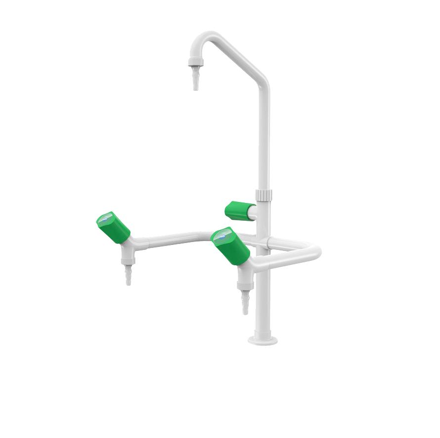 Safe Laboratory Faucet with Triple Outlet Taps for Schools