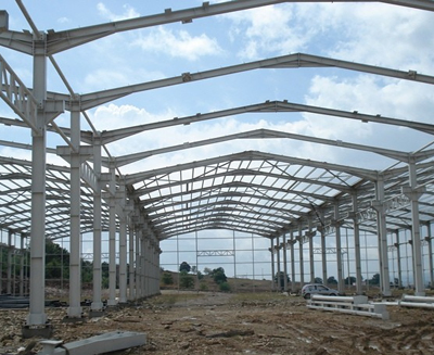 China High Rise Colour Cladding Anti-Seismic Industrial Prefab Steel Light Workshop
