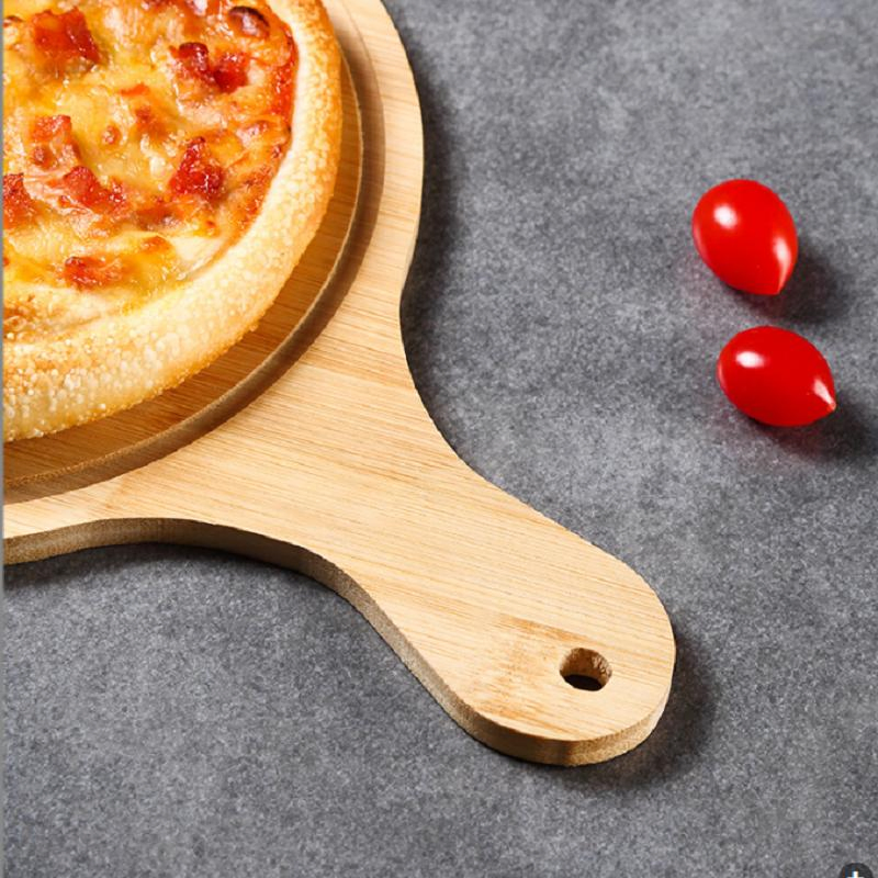 Bamboo Round Handle Pizza Cutting Board Kitchen Product with Factory Price