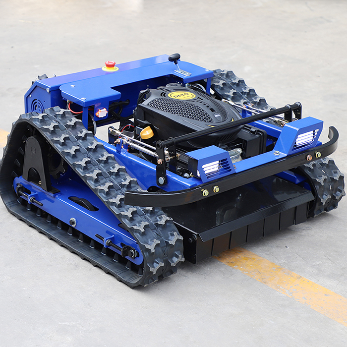 Remote Control Crawler Lawn Mower 550mm CE EPA 225/452cc Robotic New System Automatic Grass Cutter for Farm