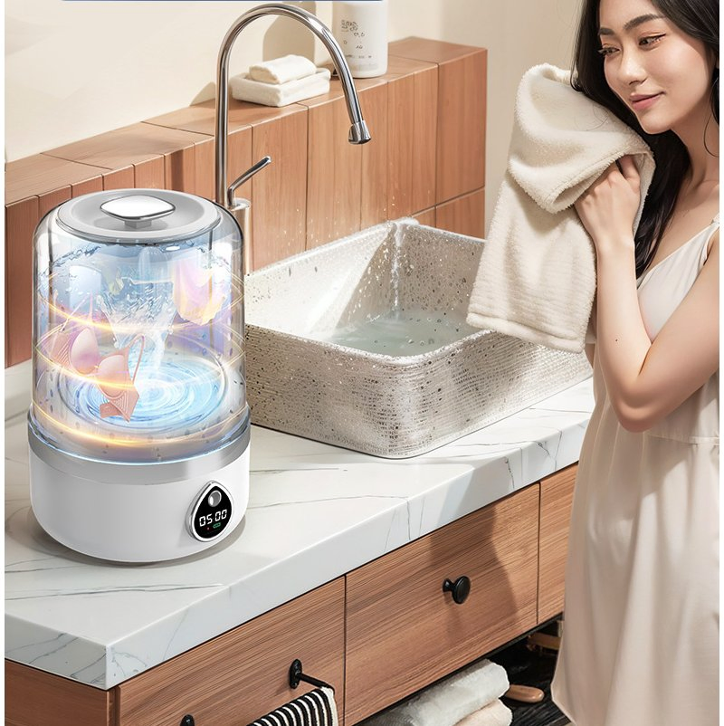 New Mini Laundry Cup Underwear Washing Machine Small Washing Socks Underwear Dedicated Wireless Fully Automatic Laundry Cup
