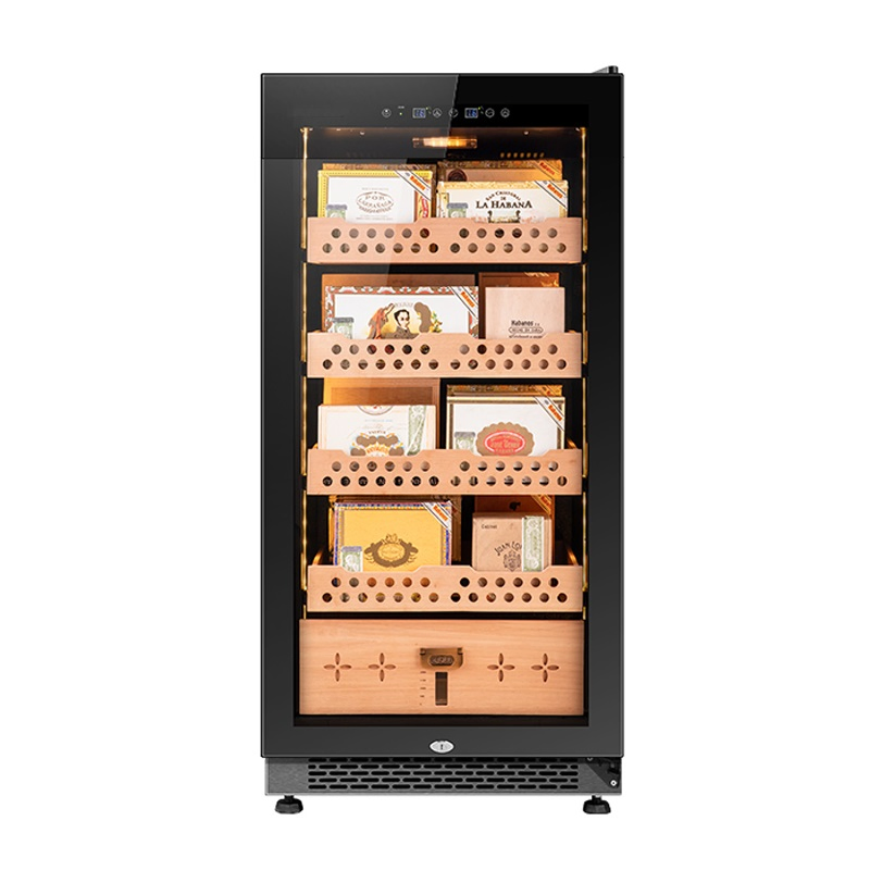 Cigar Digital Humidor with Built in Automatic Electronic Humidifier