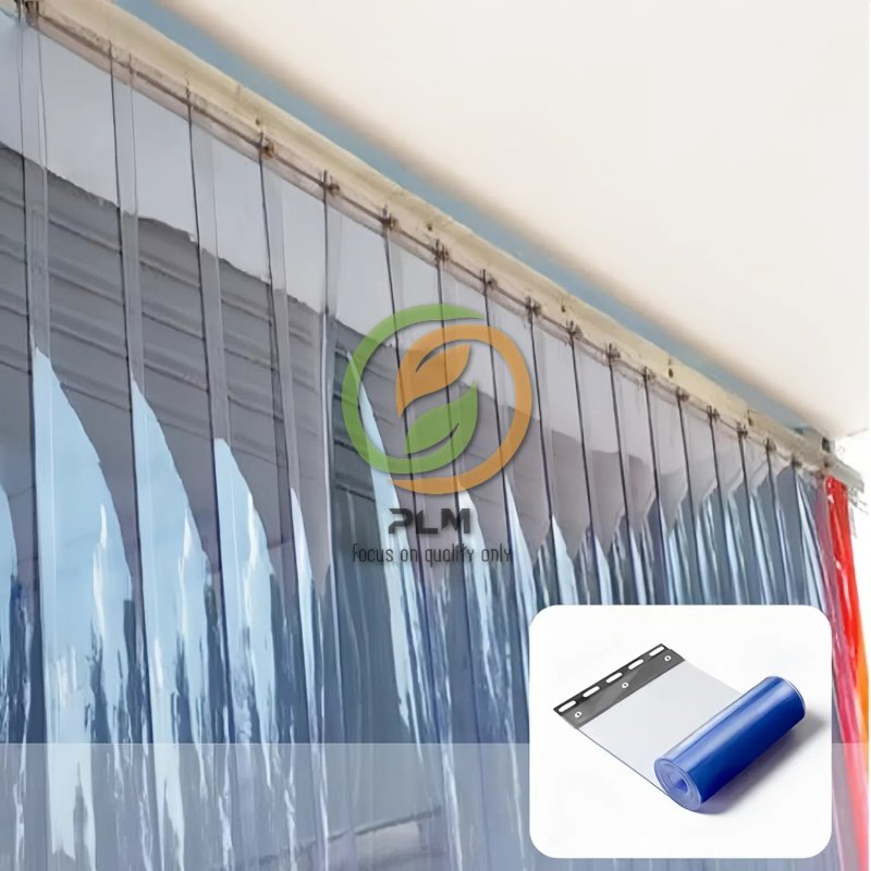 Stocked Stays Flexible in Cold Temperatures Freezer and Cooler Strip Curtain in Cold Room