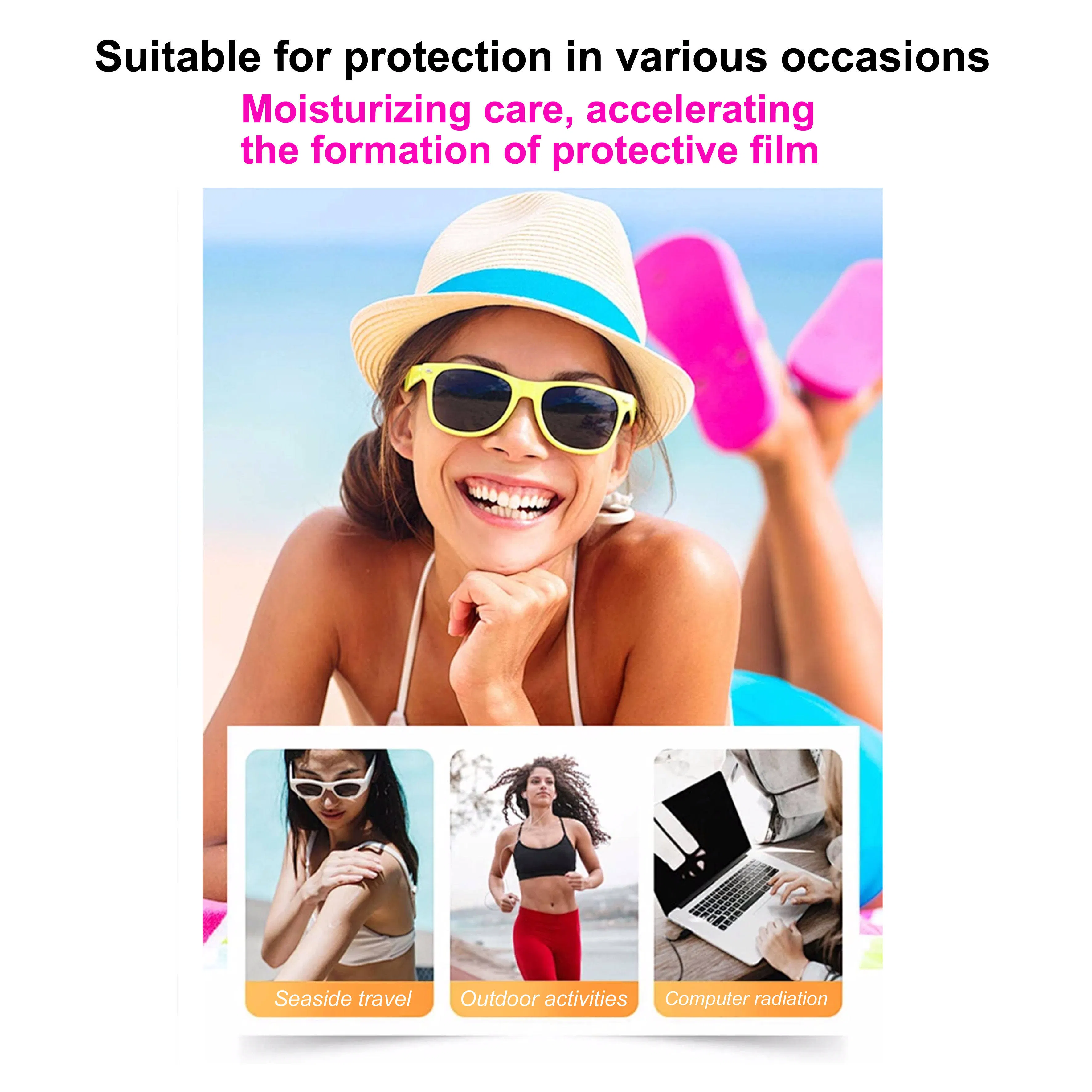Dr. Davey Hydrating Sunscreen Cream Protection Sunblock with Collagen Private Label Acceptable