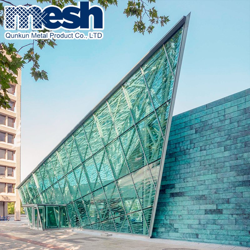 Tempered Laminated Glass Metal Wire Mesh for Room Decoration