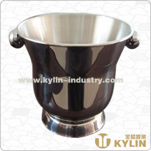 Heteromorphic Double Layer Stainless Steel Ice Bucket