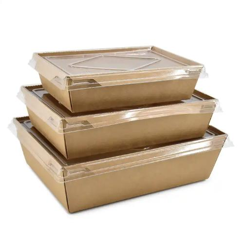 Accept Custom Box with Clear Lid Hot Dog Box Disposable Food & Beverage Packaging