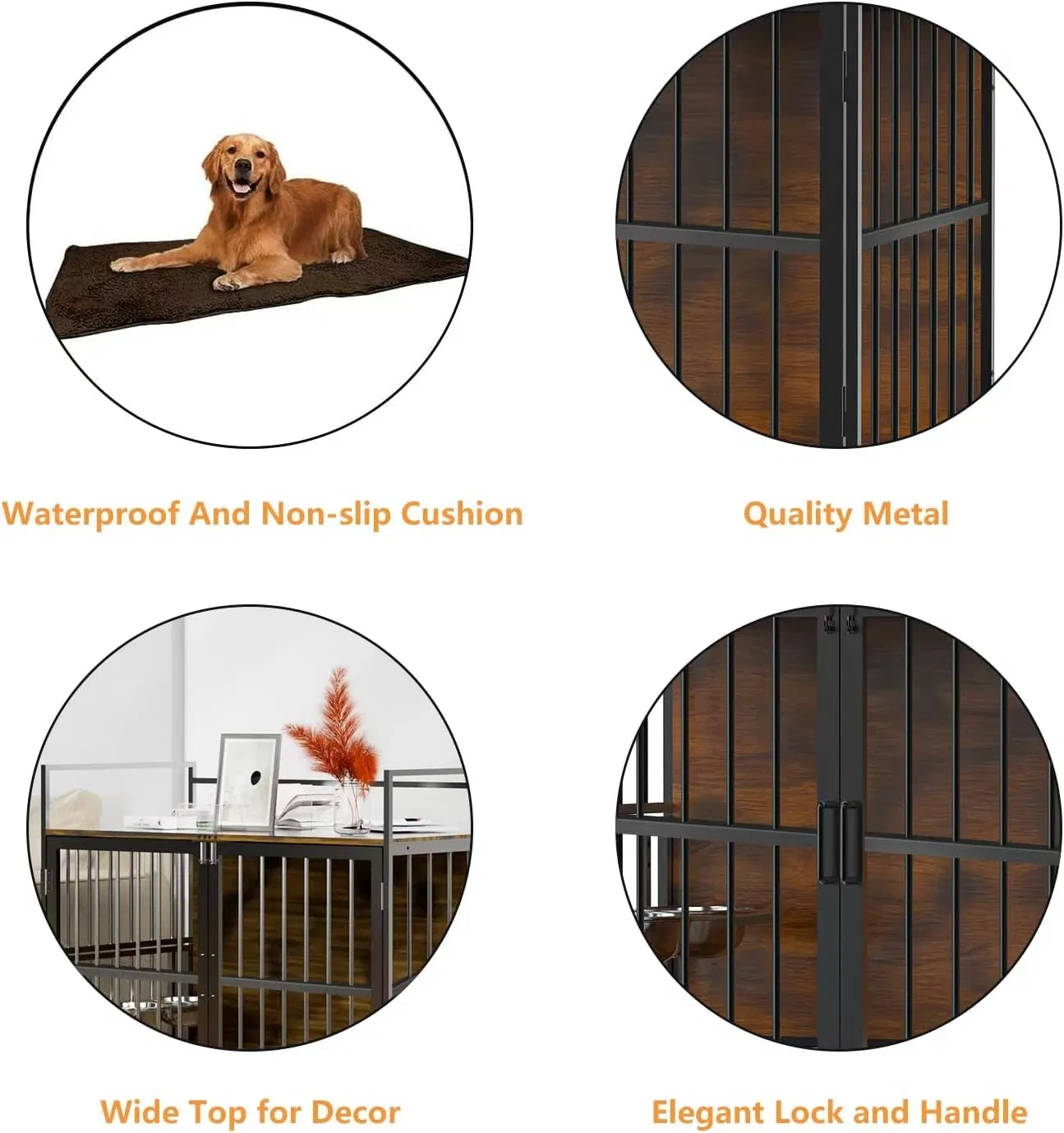 Heavy-Duty Dog Pet Cage for Indoor and Outdoor Use