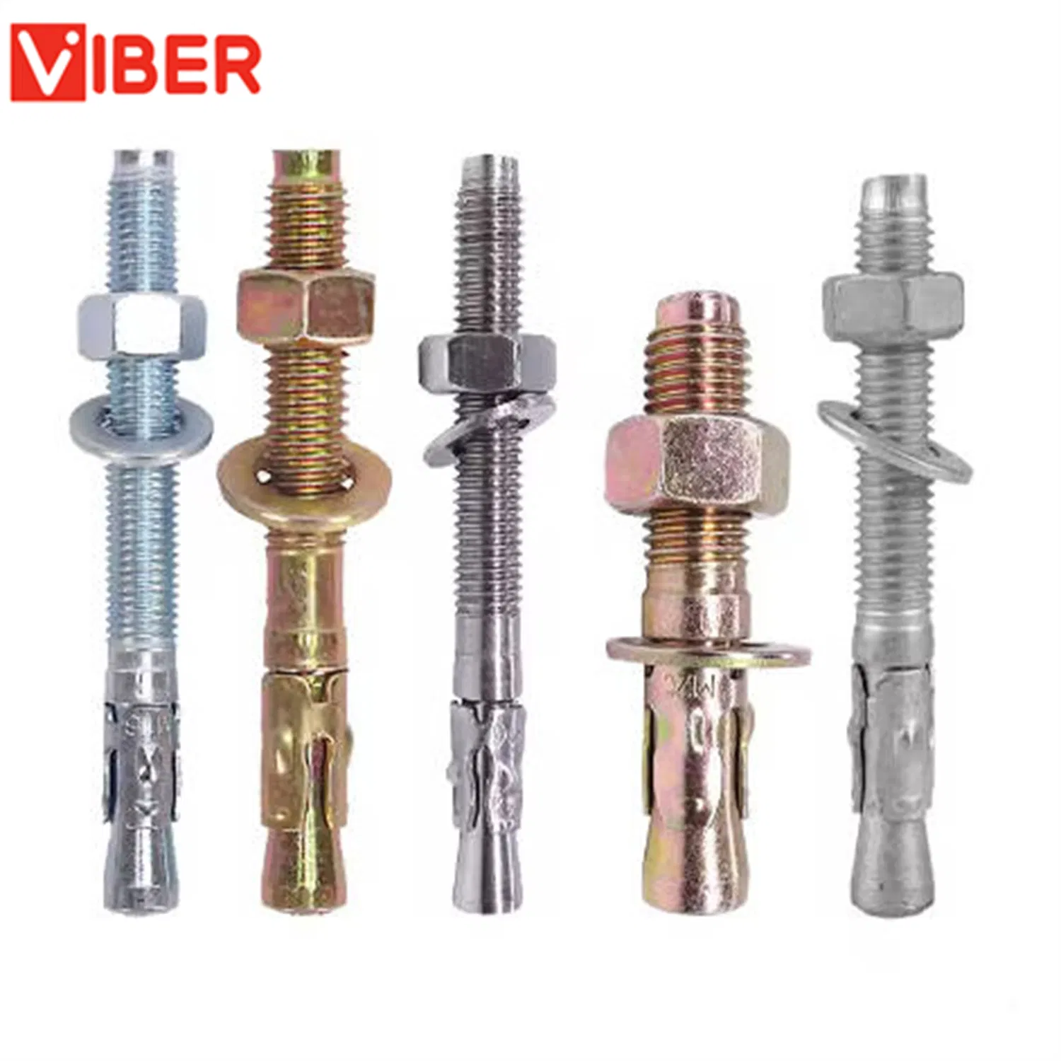Loose Bolt Shield Anchors Heavy Duty Masonry Fixings for Masonry Concrete Brick