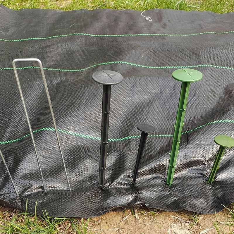 PE Black Agricultural Landscape Weed Barrier Control Mat for Garden