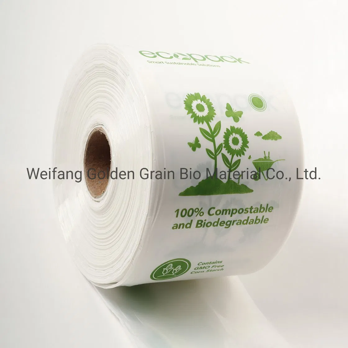 PLA/Pbat Compostable Produce Food Bags Corn Starch Biodegradable Bag for Vegetables & Fruits