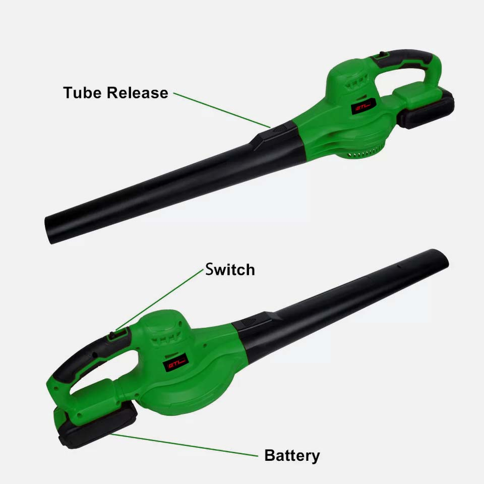 DC18V 2ah Lithium Battery High Pressure Cordless Electric Leaf Blower (CDBL001)