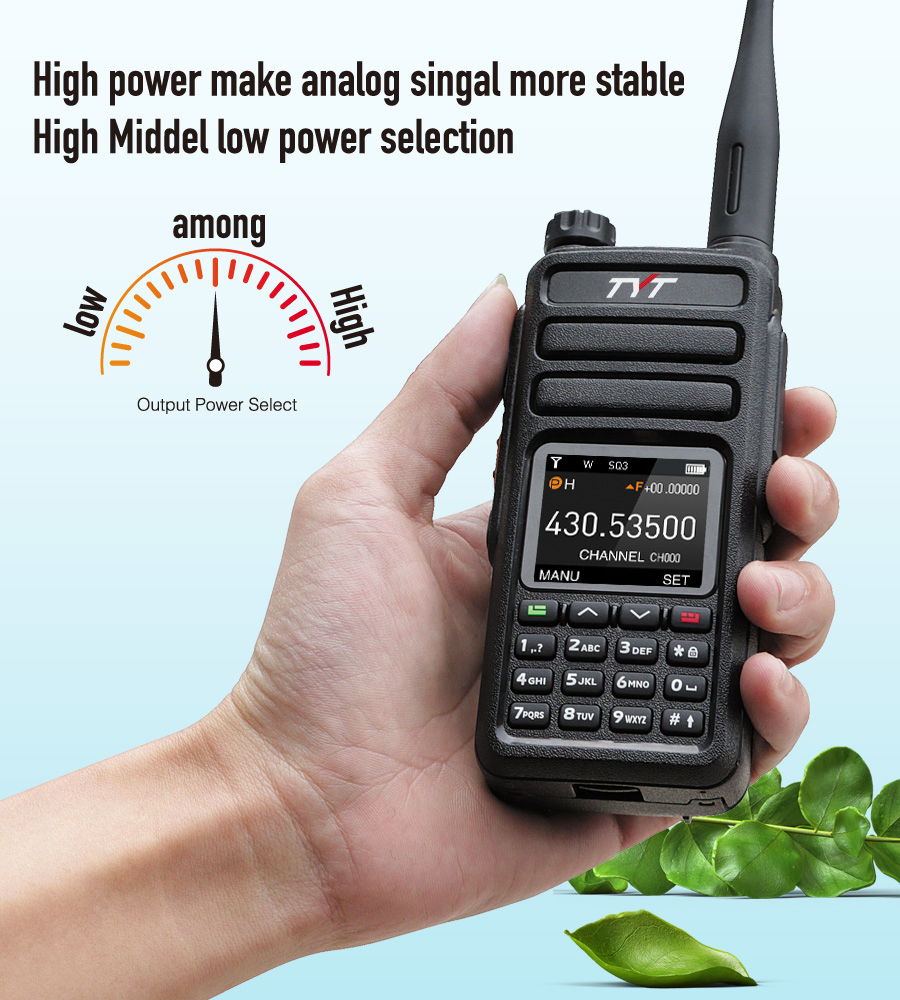 Tyt Portable Digital IP-79plus Walkie Talkie Radio with GPS Functionand Unlimited Range