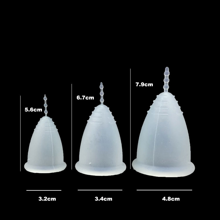 Reusable Medical Grade Silicone Menstrual Cup Feminine Hygiene Product Lady Menstruation Cup