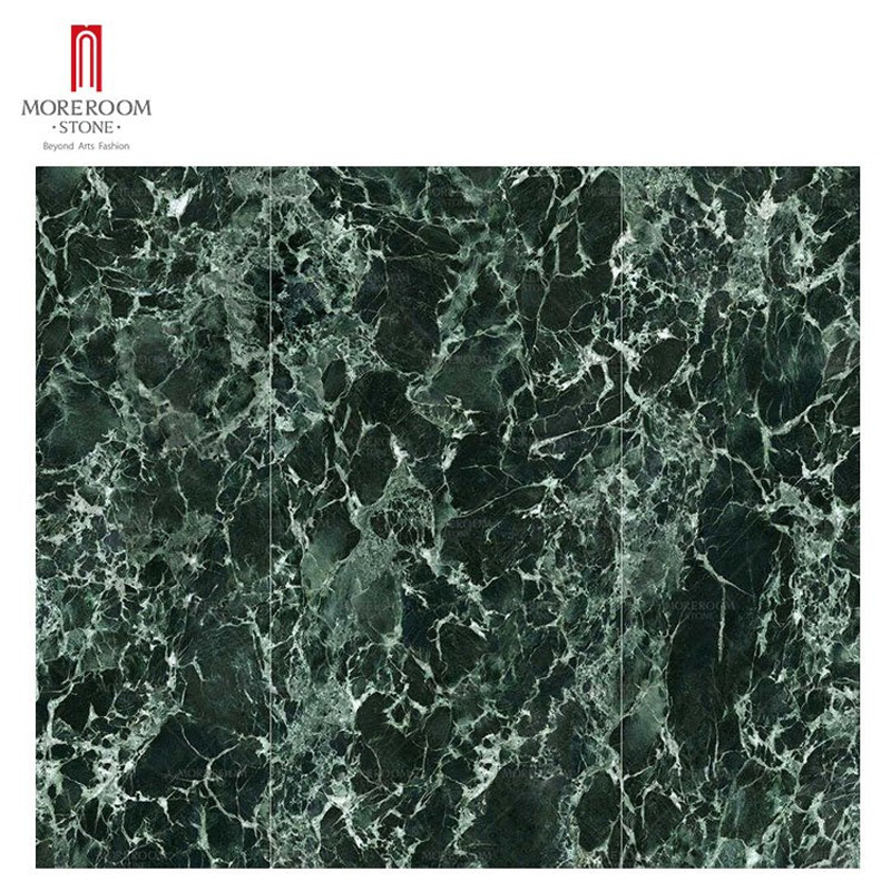 1600*3200 Green Emerald Marble Look Large Format Tile Sintered Stone for Countertop