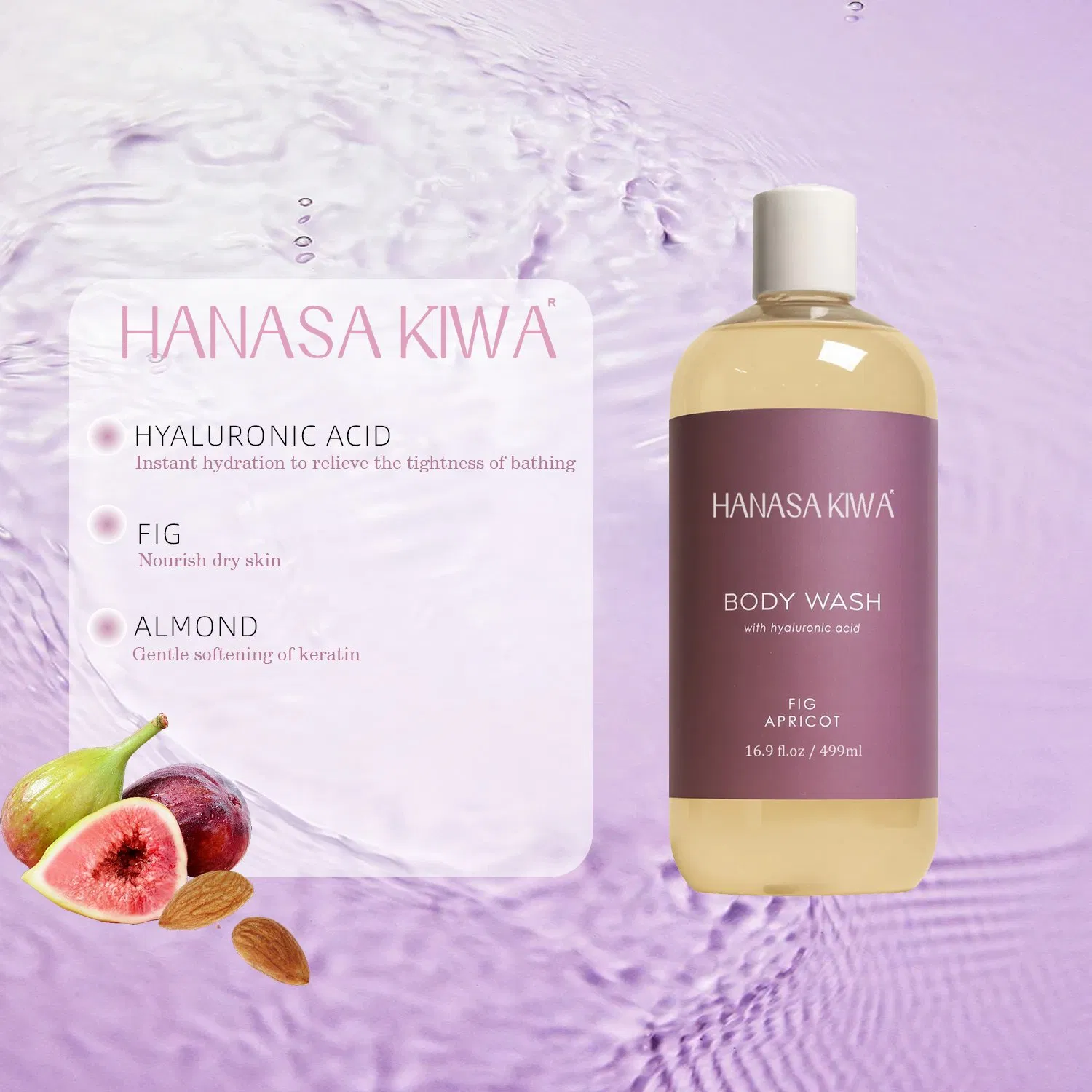 Natural Plant-Infused Body Wash Cleansing Moisturizing Refreshing Skin