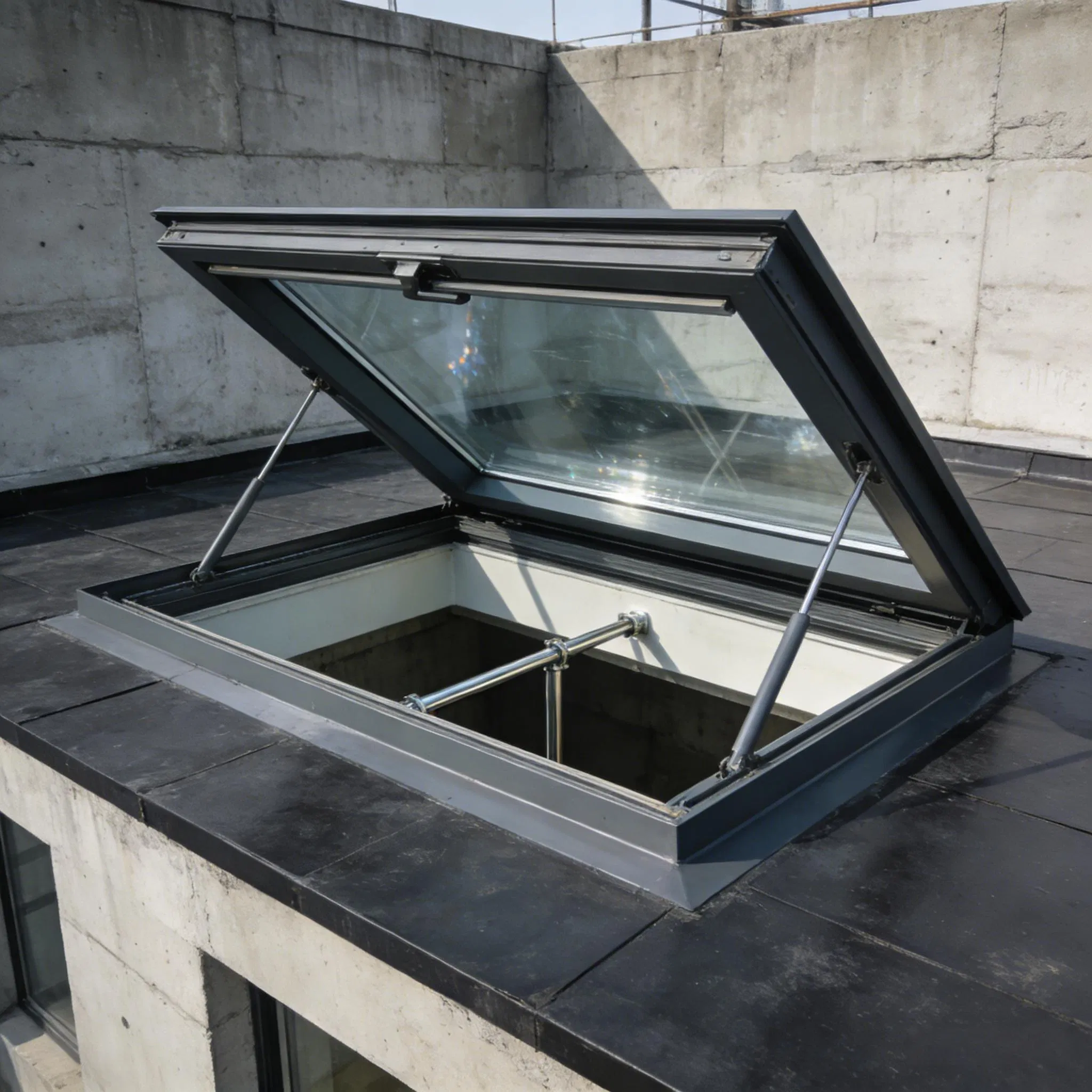 Skylight Featuring 6063-T5 Alloy Powder Coating 2 0mm Frame Thickness