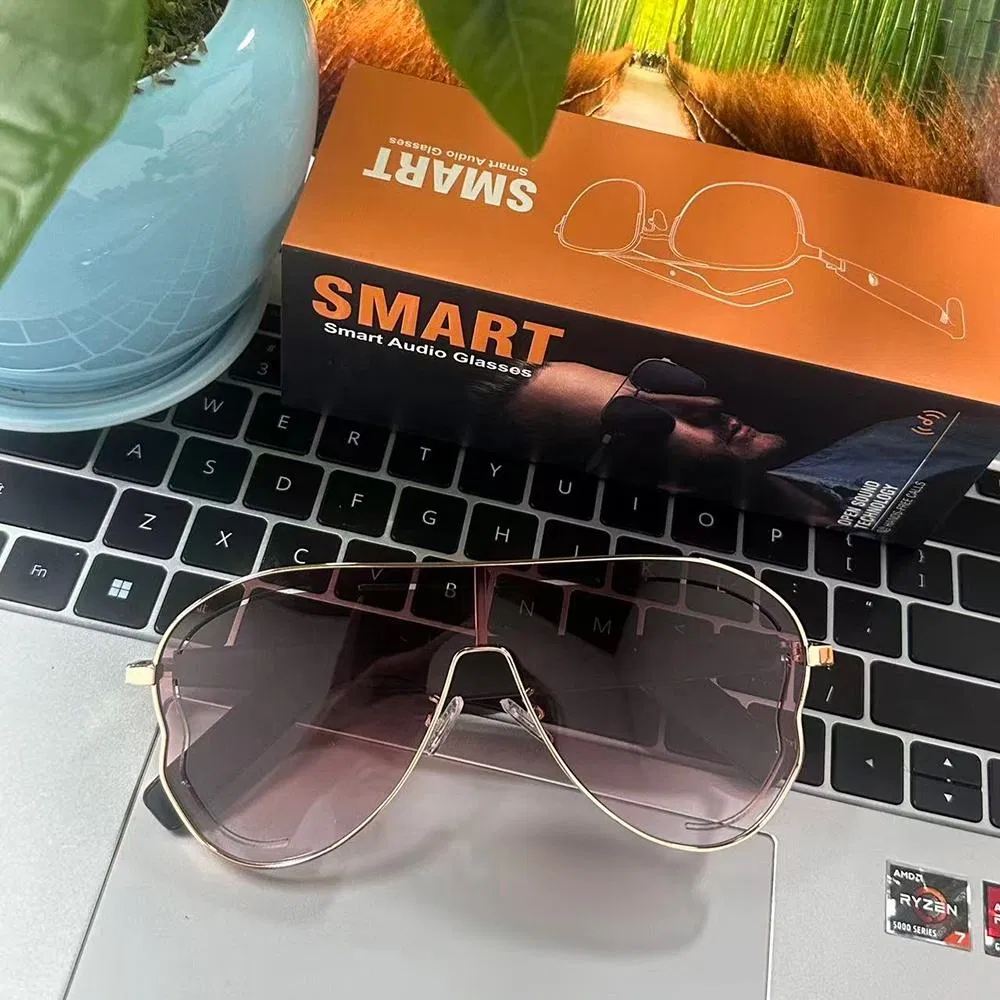 Women Smart Glasses UV Protection Wireless Voice Assistant Men Smart Wearable Headset