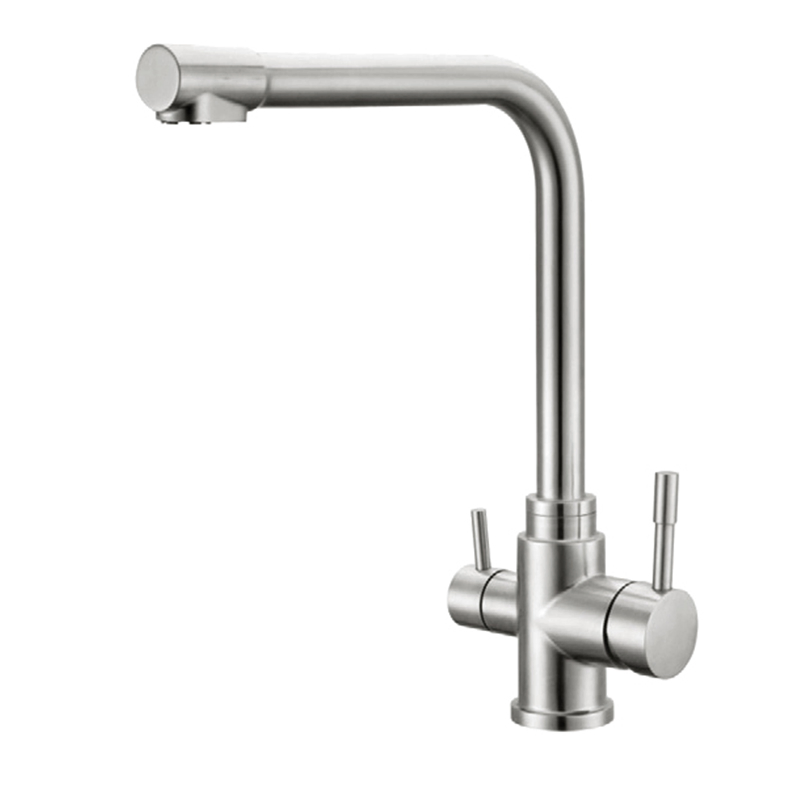 Hot and Cold Stainless Steel Kitchen Tap 360 Rotation Purifier Water Kitchen Faucet