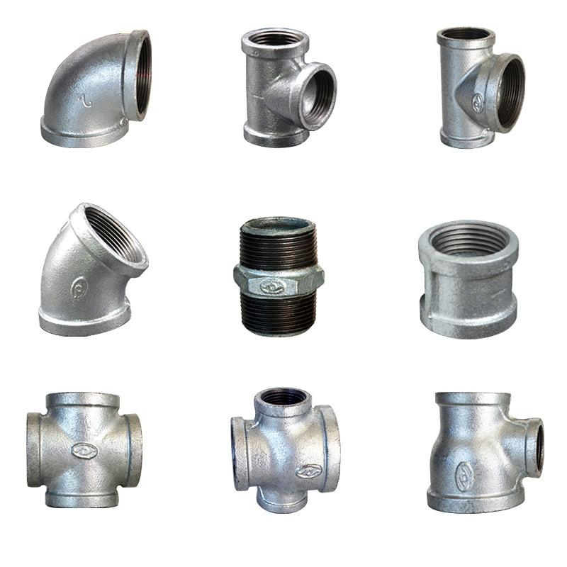 Custom Female Threaded Tee T Shape Pipe Fittings/ 90 Degree Elbow Pipe