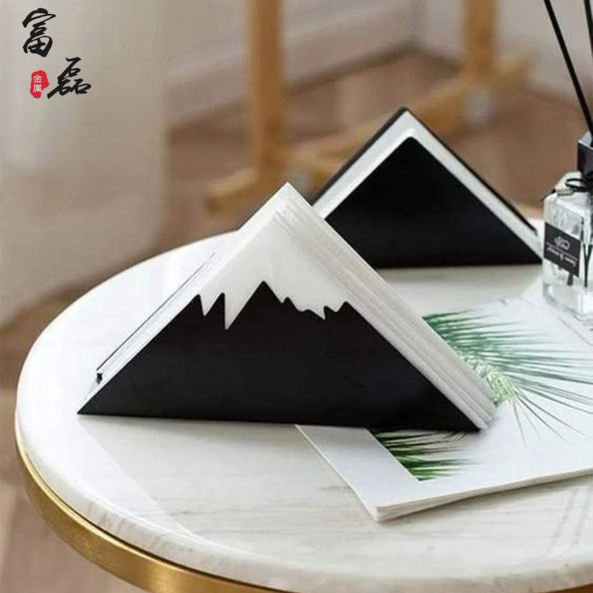Stylish Napkin Holder with Premium Satin Coated Design
