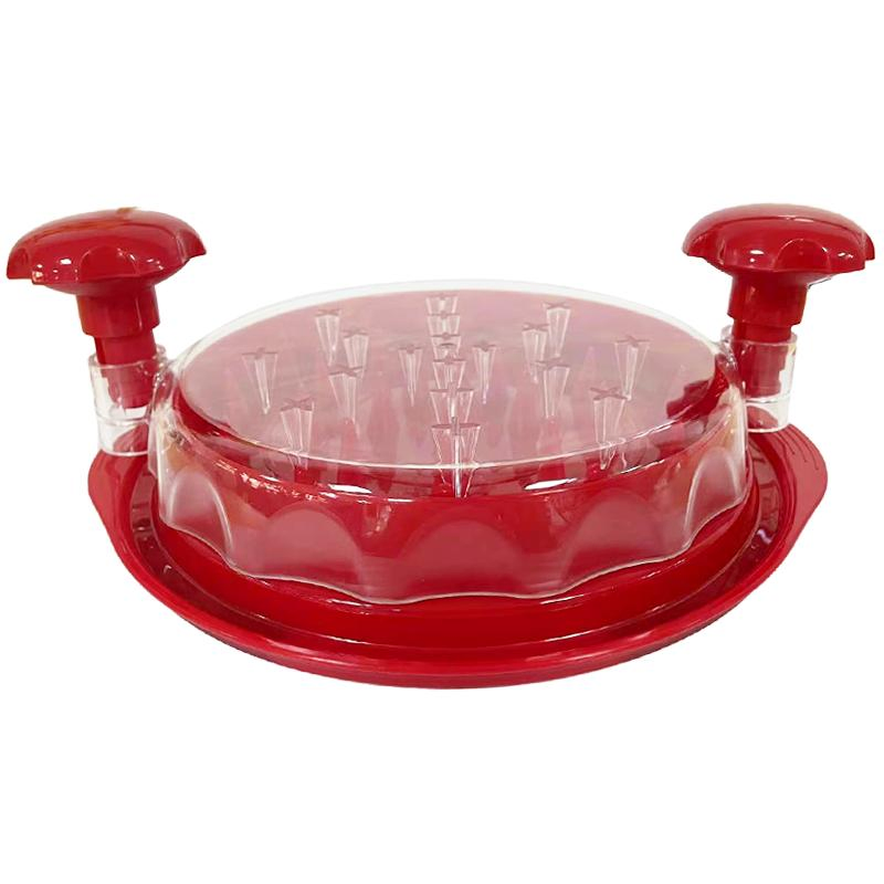 2024 New Chicken Shredder Meat Minced and Ground Filling Food Processing Machine with Transparent Cover and Handles