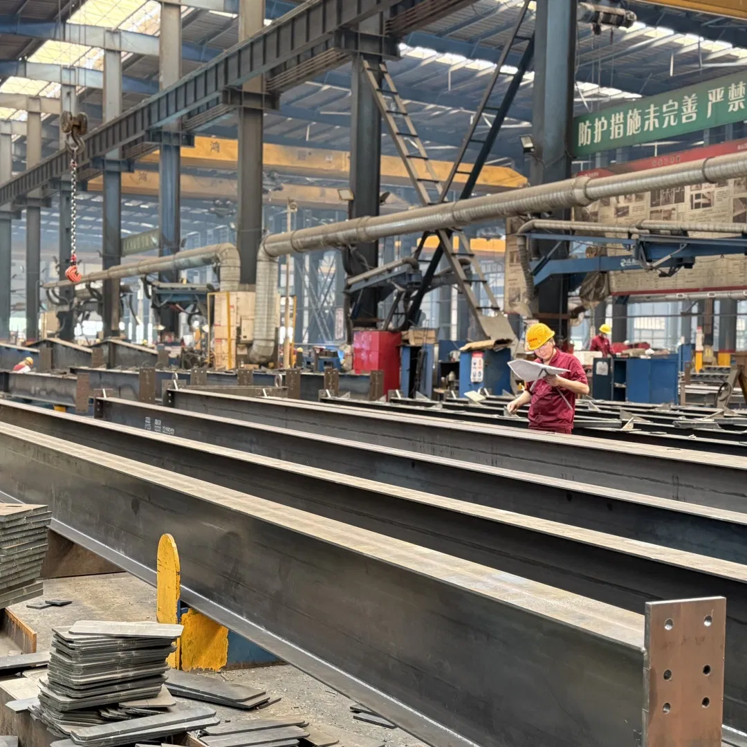 Industrial Mobile House Two Story Workshop Sandwich Panel Fabricated H Beam Building Construction Light Warehouse Frame Prefab Steel Structure for Commercial