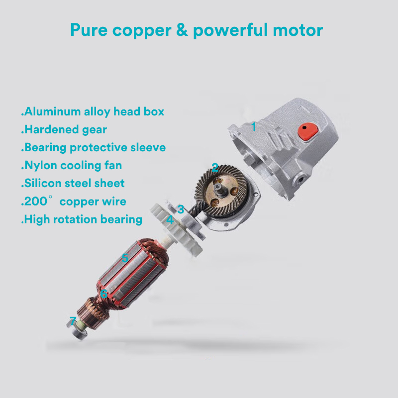 Populus New Arrival Industrial Quality Car Polisher Power Tools 1500W/11000rpm 180mm Electric Polisher for Nigerian Market