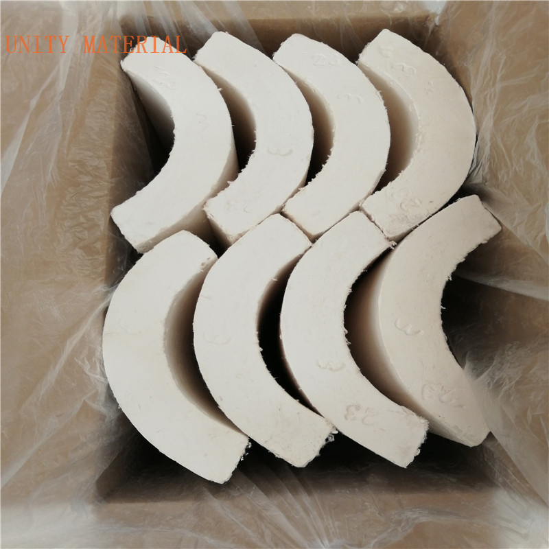 650c 1000c 1100c Thermal Insulation Calcium Silicate Section Pipe for Covering Sections DN 8''