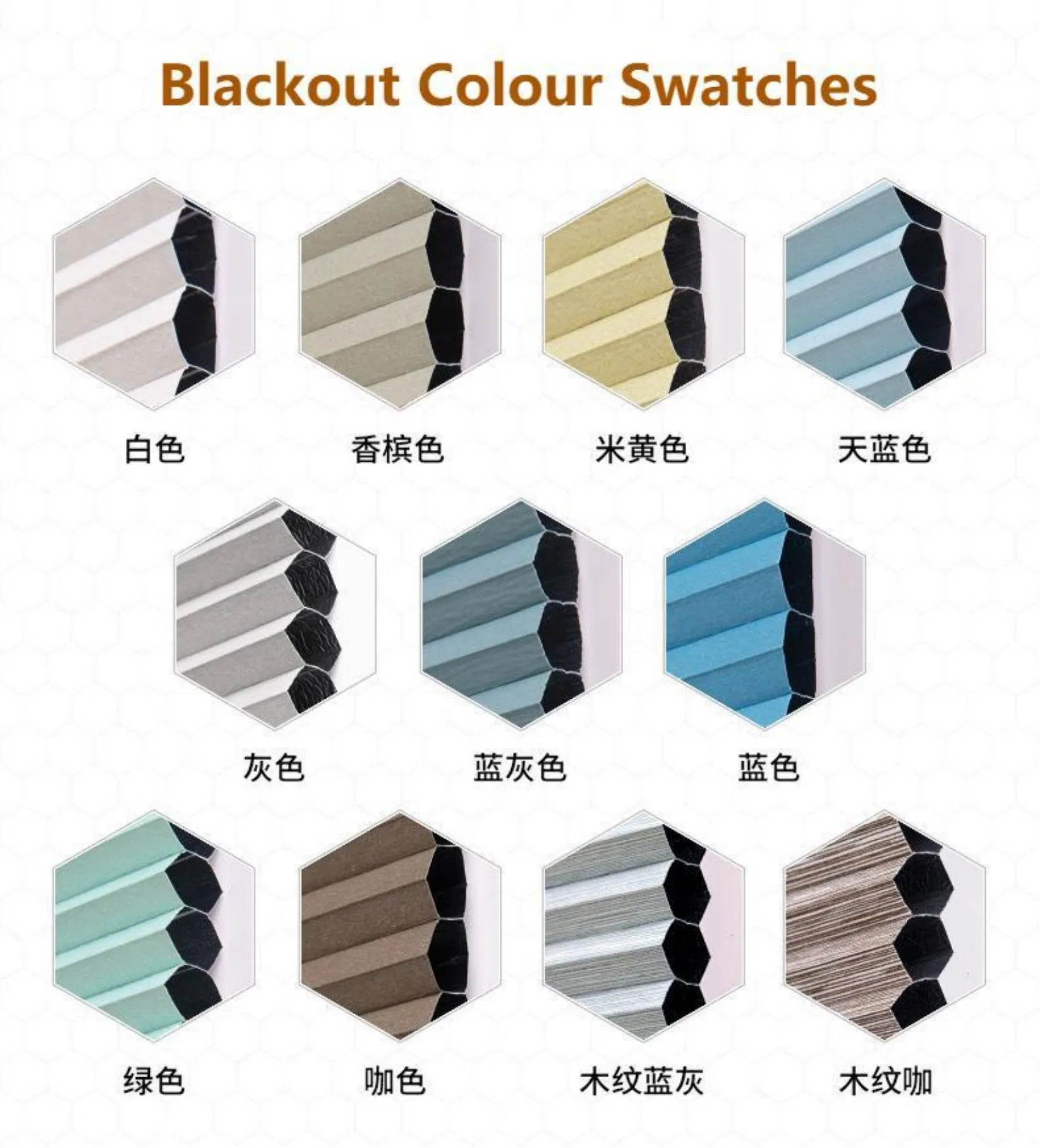 Blackout Honeycomb Blinds Cellular Shades Window Shutter Cellular Pleated Blinds