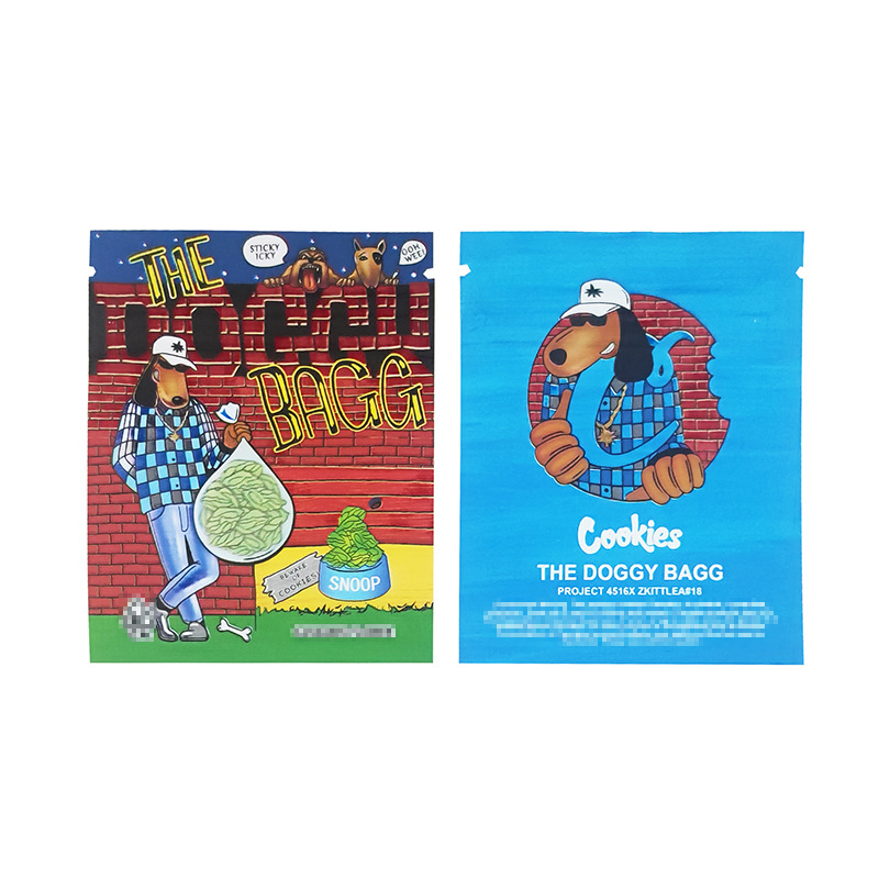 Matte Mylar Bags 3.5g Cookis Package Available