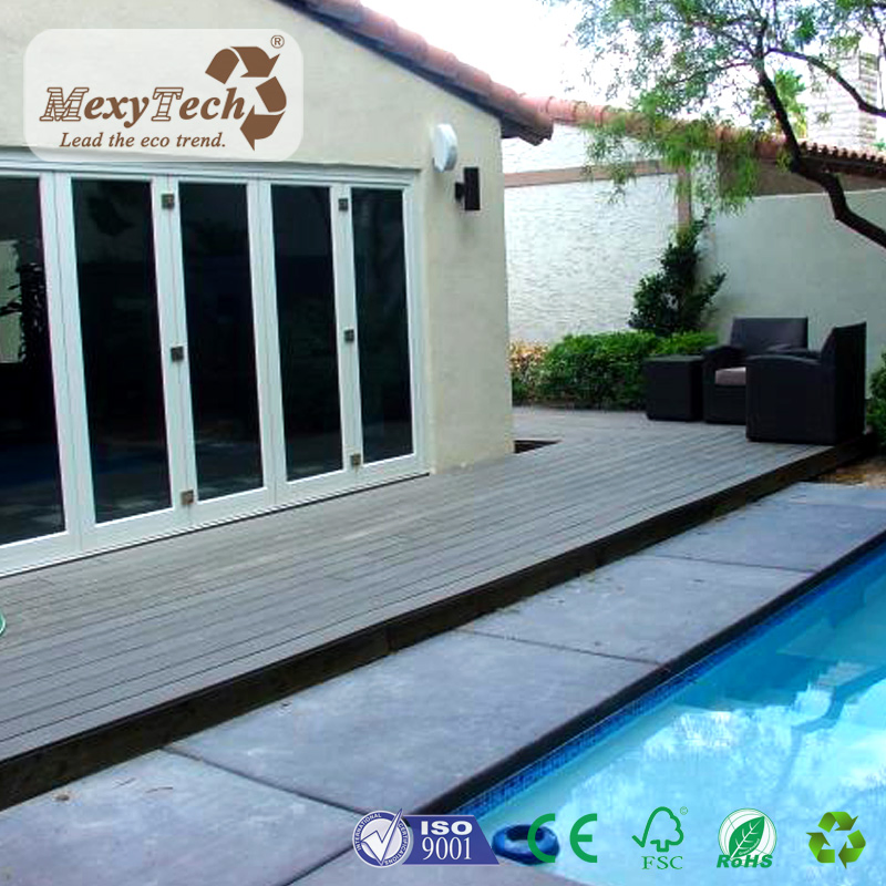Anti-UV Composite Wood Deck WPC Decking Outdoor Flooring