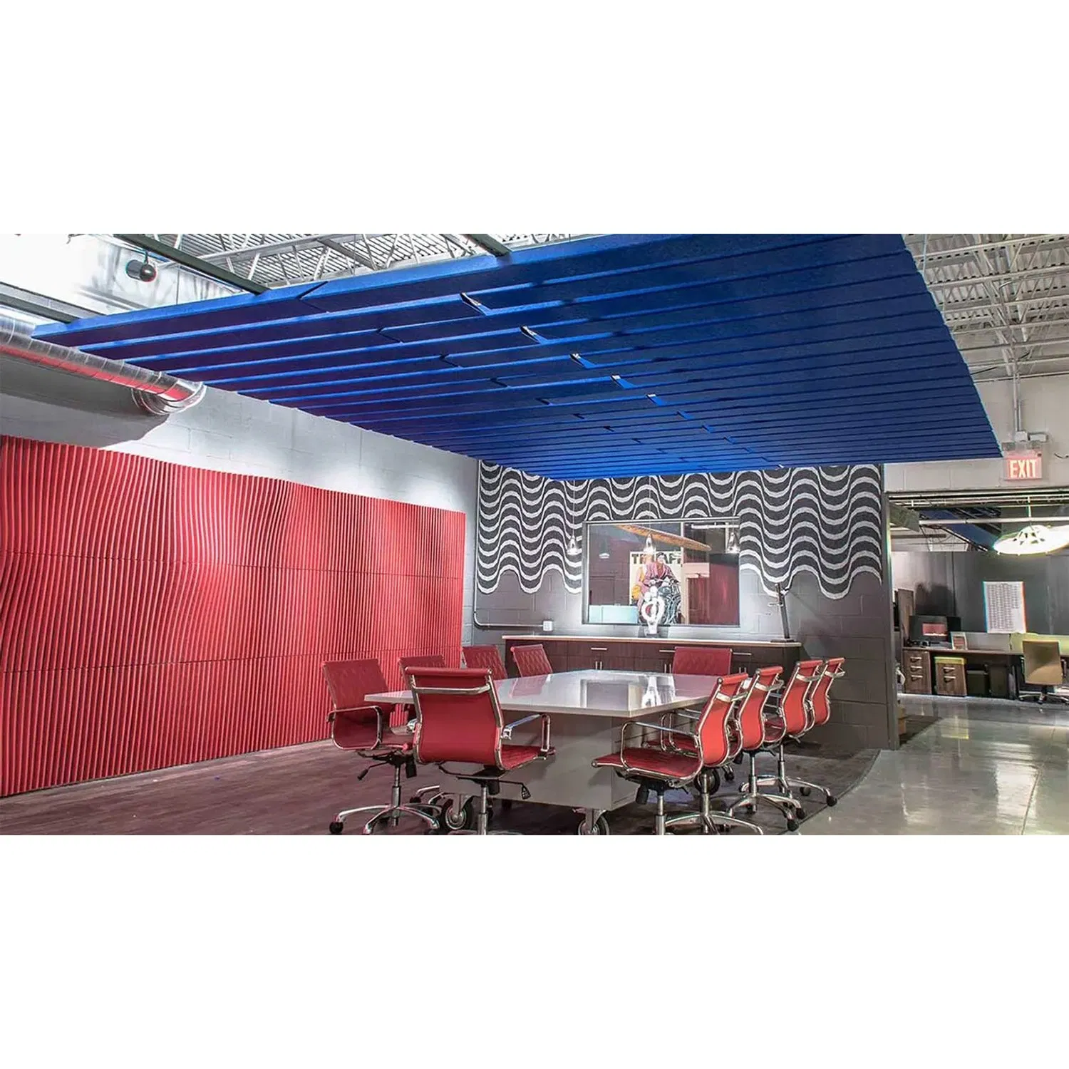 Versatile Building Material Acoustic Wall Panels Polyester Fiber Decorative Acoustic Panels