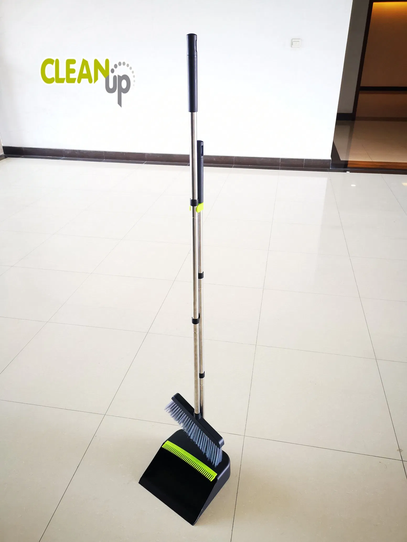 Long Handle Household Anti-Wind Dustpan and Broom Set