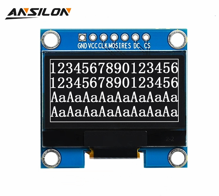 OLED-дисплей 1.3 дюйма, 128x64, интерфейс SPI