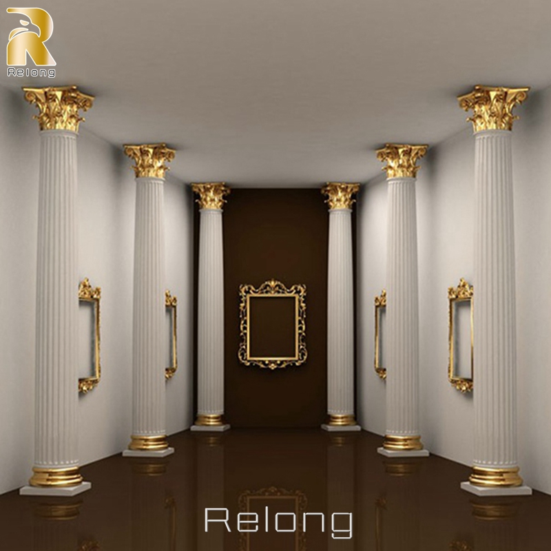 Natural White Marble Columns Design for Hotel/Villa/Home Project