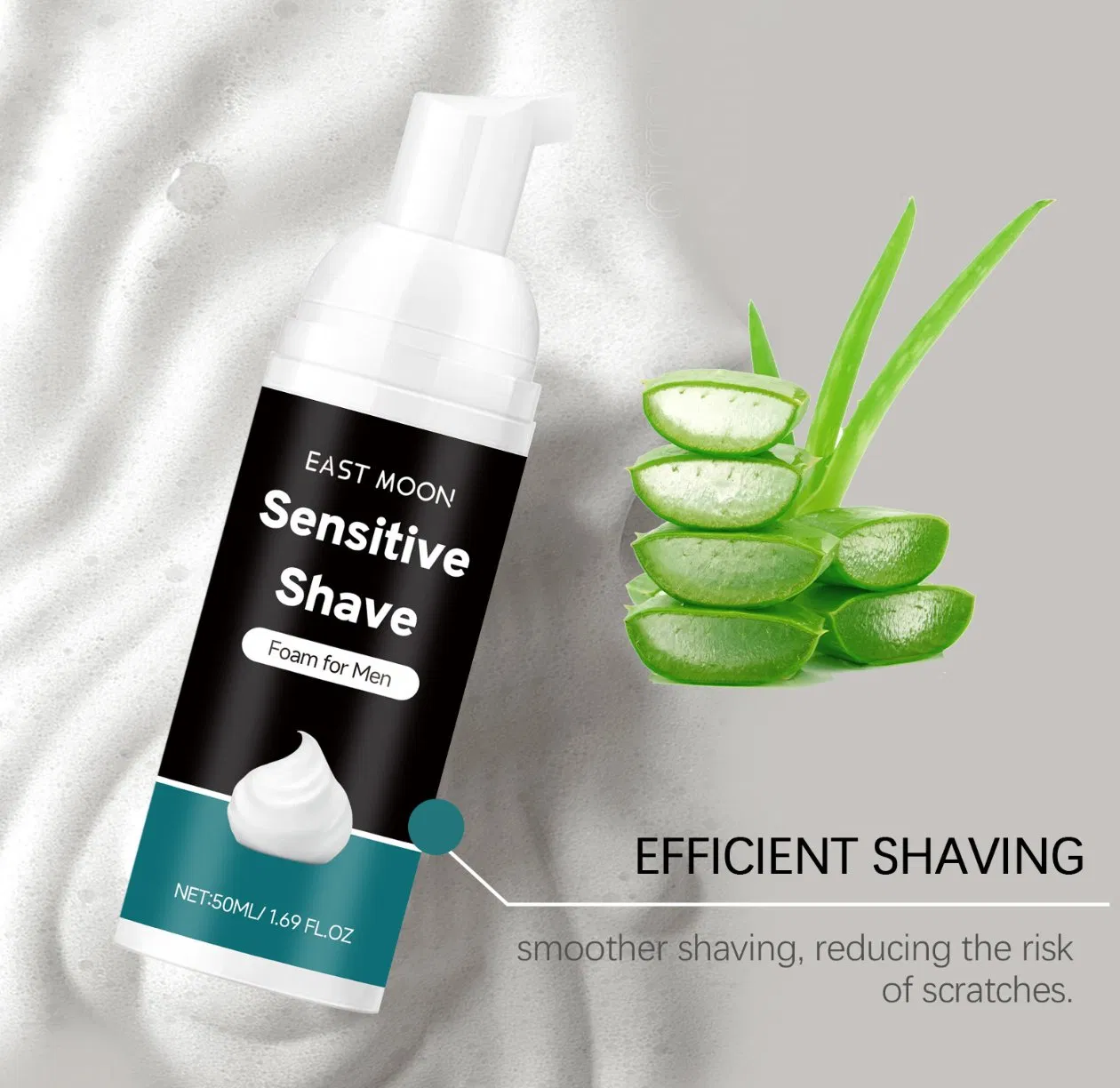 Online Wholesale and Retail Shave Foam Natural Portable Travel Size Mens Shaving Mousse Cream for Beard Shaving Sensitive Skin Face Hair Remover Shaving Mousse