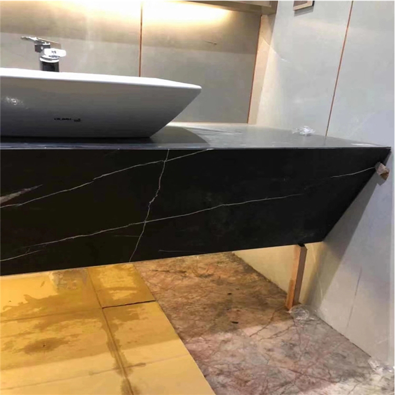 Nero Marquina Marble, Black Marquina Marble Tile for Floor / Wall