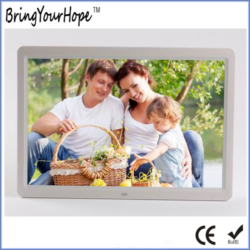 Цифровая фоторамка 15 дюймов, широкоэкранная 16:9